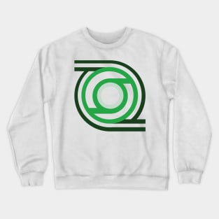 Geometric green abstract modern Crewneck Sweatshirt